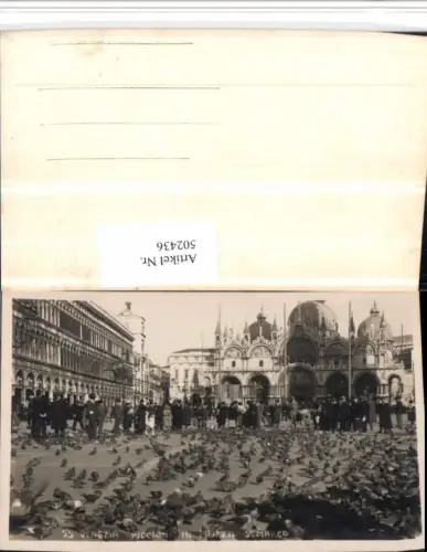 502436,Veneto Venezia Venedig Piccioni in Piazza S. Marco Tauben Kirche