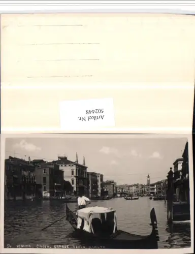 502448,Veneto Venezia Venedig Canal Grande Rialto Brücke Gondel