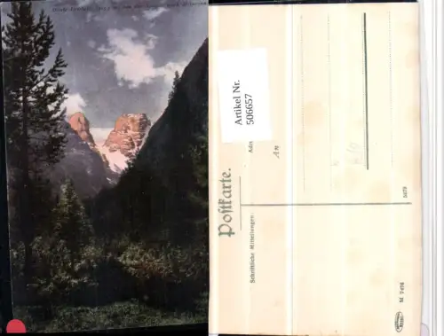 506657,Veneto Belluno Monte Cristallo von d. Straße nach Misurina Bergkulisse