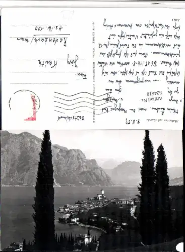 524610,Veneto Verona Malcesine sul Garda Totale Bergkulisse