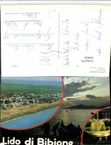 524639,Veneto Venezia Lido di Bibione Panorama Fontana Mehrbildkarte