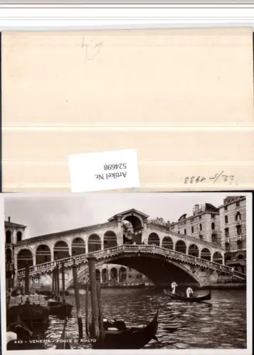 524698,Veneto Venezia Venedig Ponte di Rialto Rialtobrücke Gondeln
