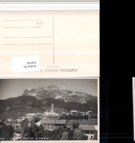 524743,Veneto Belluno Cortina con Tofana Totale Bergkulisse