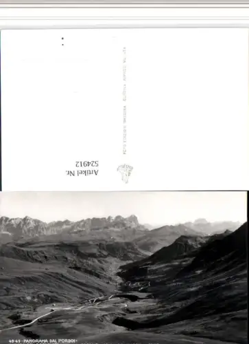 524912,Veneto Belluno Strada Dolomiti verso Tofane b. Cortina Bergkulisse