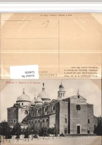 524930,Veneto Padova Padua Basilica S. Giustina Kirche