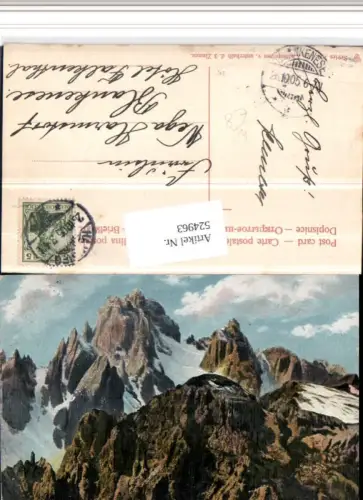 524963,Veneto Belluno Cadinspitzen b. Auronzo Bergkulisse