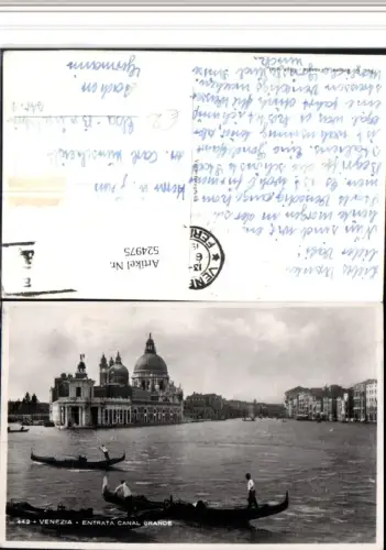 524975,Veneto Venezia Venedig Entrata Canal Grande Gondeln Kirche