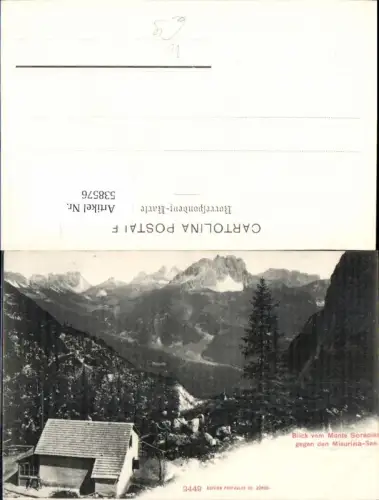 538576,Belluno Monte Sorapise Misurina See b. Auronzo di Cadore Cortina