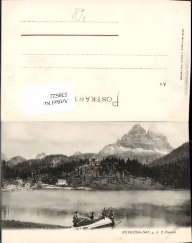 538622,Veneto Belluno Misurina See b. Cortina Ampezzo