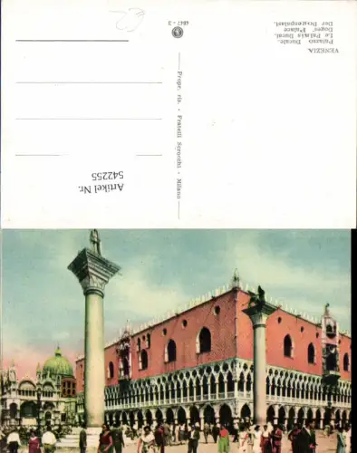 542255,Künstler AK Veneto Venezia Venedig Palazzo Ducale
