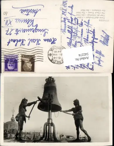 542274,Veneto Venezia Venedig Glocke Uhrturm Uhr