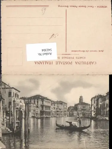 542304,Veneto Venezia Venedig Gondel Canal Grande Palazzo Browning