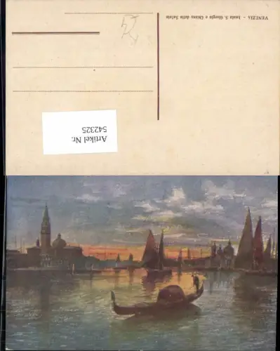 542325,Künstler AK Veneto Venezia Venedig Chiesa Salute