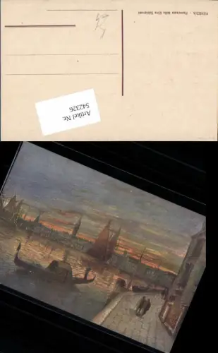 542326,Künstler AK Veneto Venezia Venedig Riva Schiavoni