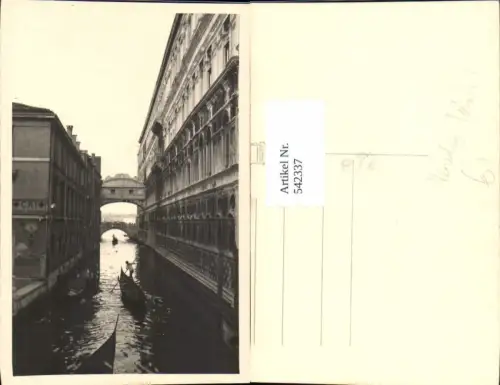 542337,seltene Foto-AK Veneto Venezia Venedig