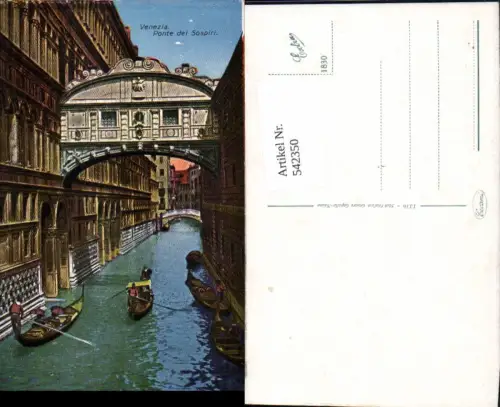 542350,Veneto Venezia Venedig Sospiri Gondel
