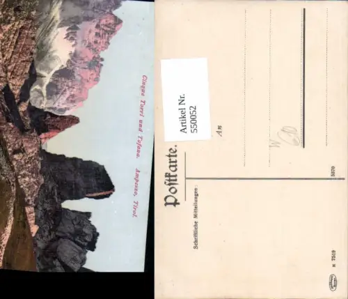 550052,Trentino Bolzano Belluno Cinque Torri Ampezzo Cortina