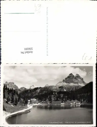 550201,Italy Belluno Auronzo di Cadore Misurinasee Misurina