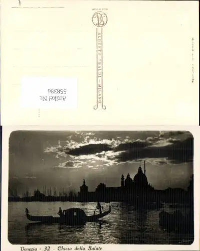 558386,Veneto Venezia Venedig Chiesa della salute Gondel
