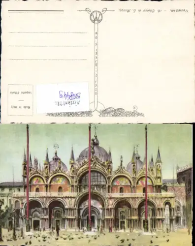 558449,tolle Künstler AK Veneto Venezia Venedig San Marco