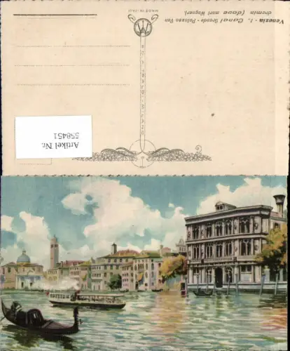 558451,tolle Künstler AK Veneto Venezia Venedig Palazzo Vendramin