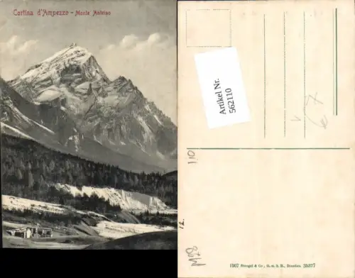 562110,Belluno Cortina d` Ampezzo Monte Antelao