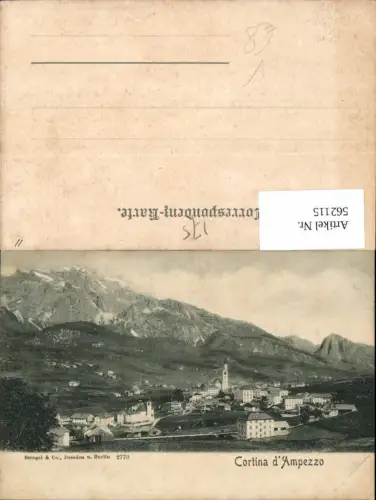 562115,Belluno Cortina d` Ampezzo pub Stengel Co. 2770