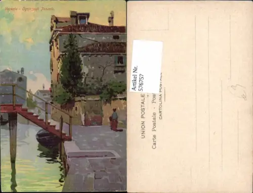 576757,Künstler AK Venezia Veneto Venedig