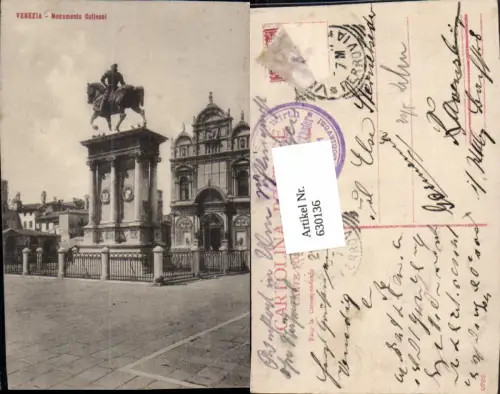 630136,Venezia Venedig Monumento Colleoni Reiterdenkmal