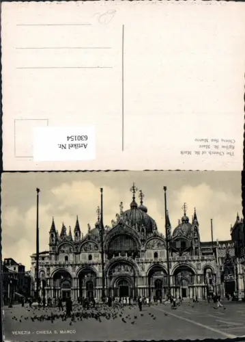 630154,Venezia Venedig The Church of St Mark Eglise St Marc Chiesa San Marco