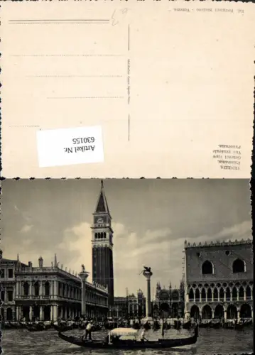 630155,Venezia Venedig Panorama Markusplatz S. Marco Gondel