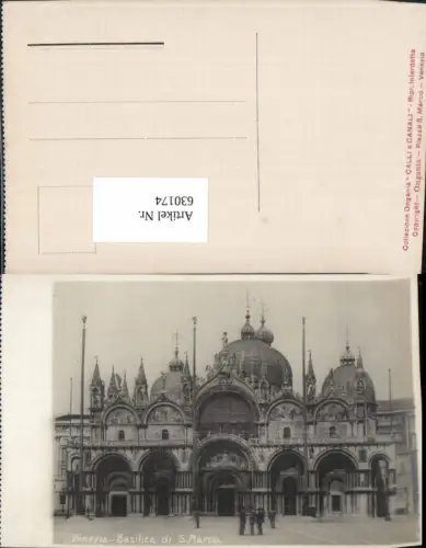 630174,Foto Ak Venezia Venedig Basilica di S. Marco Markusdom