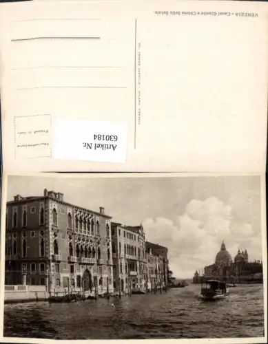 630184,Venezia Venedig Canal Grande e Chiesa della Salute