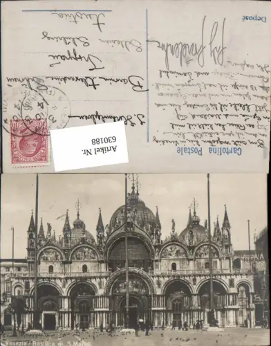 630188,Venezia Venedig Basilica di S. Marco Markusplatz