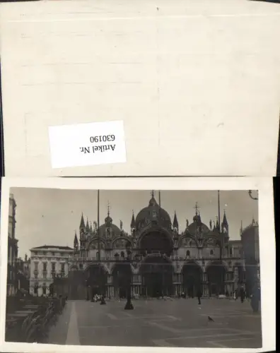630190,Foto Ak Venezia Venedig Basilica di S. Marco Markusplatz