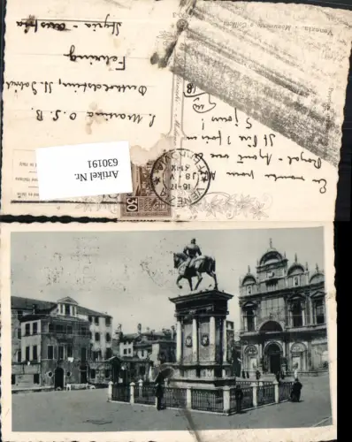 630191,Venezia Venedig Monumento a Colleoni Reiterdenkmal
