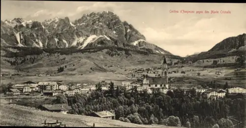 Tolle Riesen AK Belluno Cortina d Ampezzo Monte Cristallo