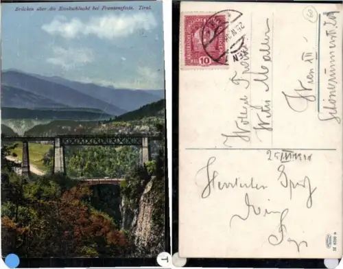 65510,Brücken Eisakschlucht b. Franzensfeste Südtirol pub Amonn 8700