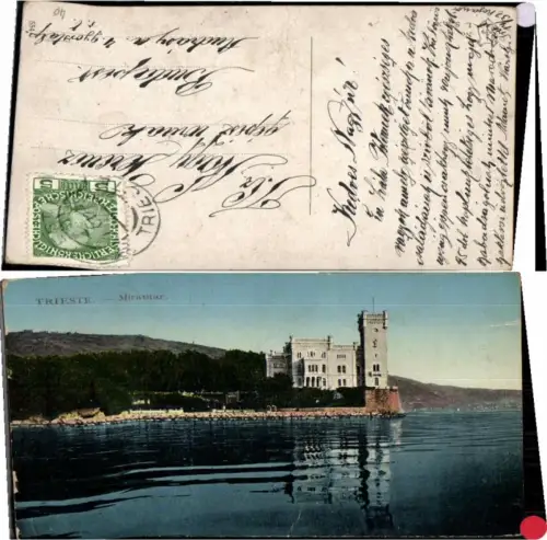 68855,Trieste Triest Miramar 1910