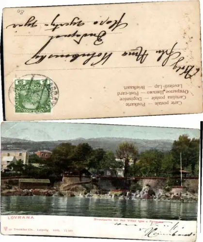 68870,Lovrana Strandpartie m. Villen Igea Fernandes pub Dr Trenkler 24568