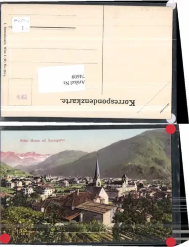 74609,Gries bei Bozen m. Rosengarten 1915