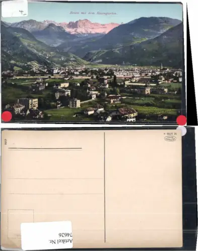 74626,Bozen Bolzano m. Rosengarten Dolomiten Südtirol pub Amonn 5795