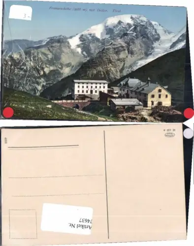 74637,Franzenshöhe Stilfserjoch m. Ortler Sulden Südtirol