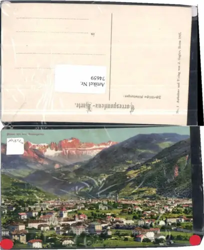 74659,Bozen m. Rosengarten Südtirol Bolzano
