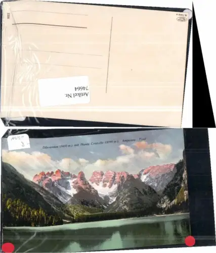 74664,Dürrensee Monte Cristallo Ampezzo Südtirol pub Amonn 7446