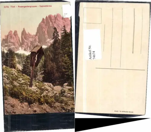 74674,Südtirol Rosengarten Vajolettürme Bozen Schlern