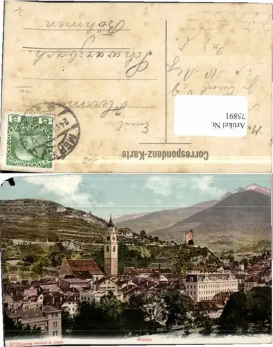 75891,Meran Schöne Totale pub Photoglob 2625