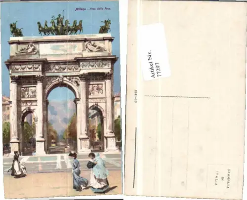 77297,Milano Arco della Pace Litho RAR