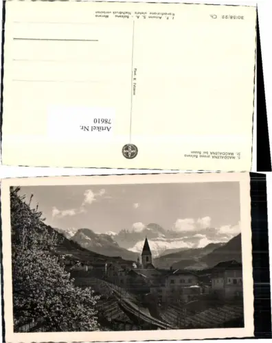 78610,St Magdalena bei Bozen Bolzano