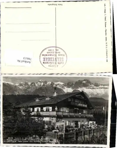 78613,Gasthaus San Genesio Jenesien b. Bolzano Bozen Dolomiten